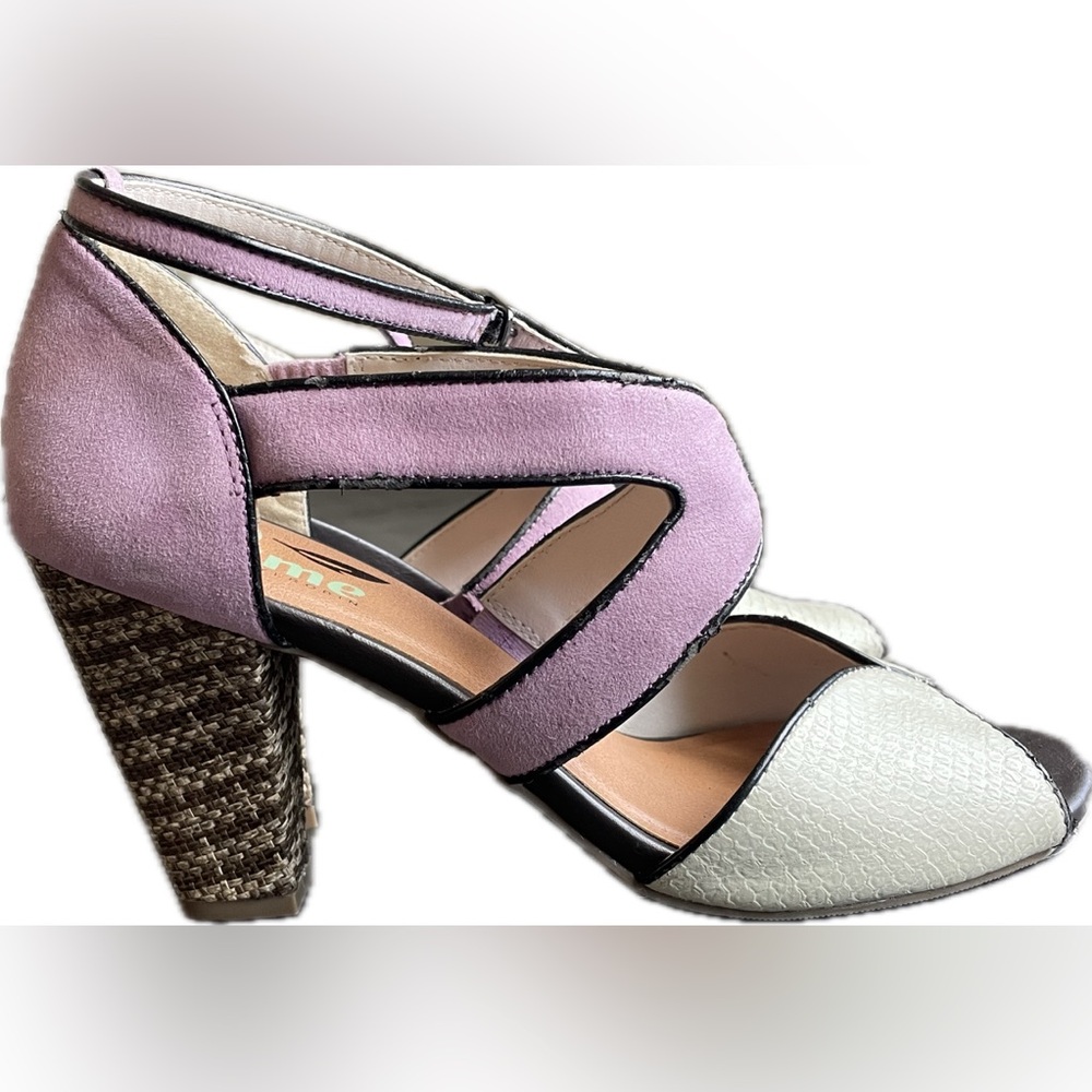 Anthropologie Plume Strap Heels size 8